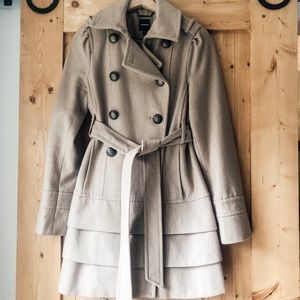 Women’s Express Camel Coat XS